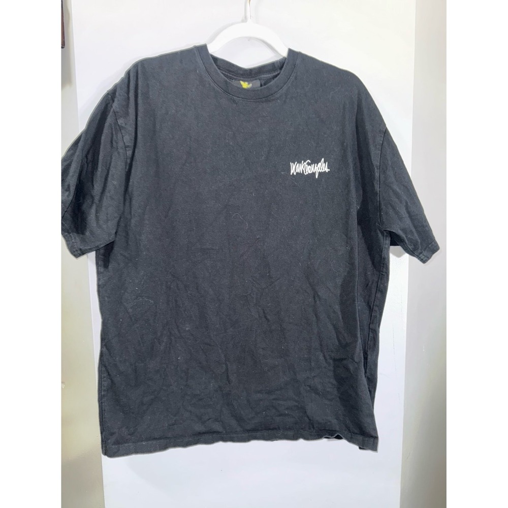 Mark Gonzales‎ black signature skateboard tshirt "what it isn't" XL